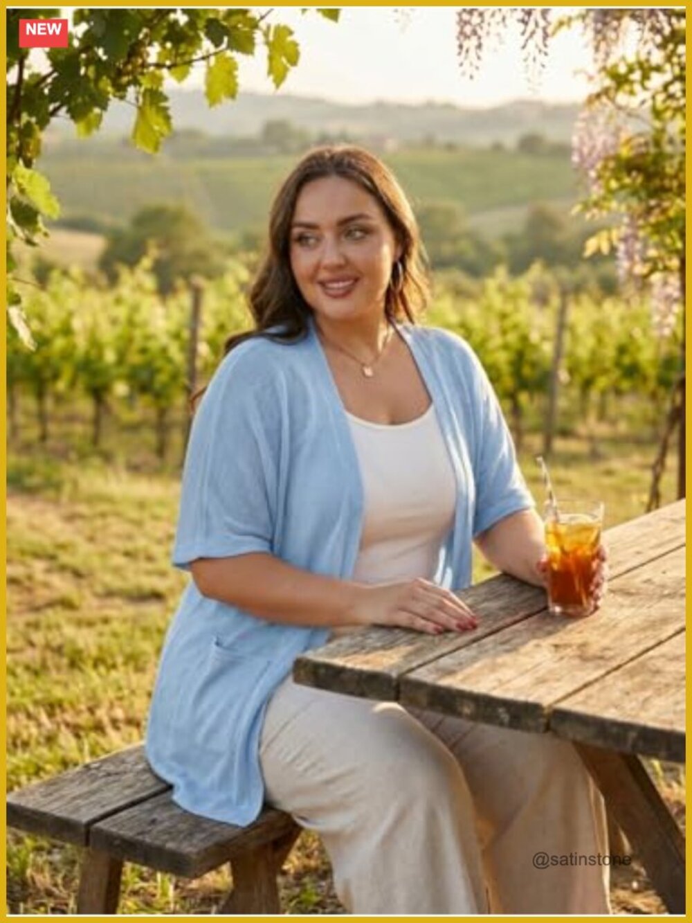Plus Size Summer Cardigan Women Short Sleeve Lightweight Open Front Cover Up - Picture 5 of 6